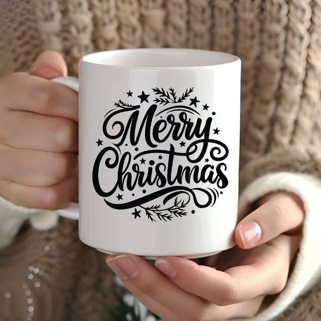 Vintage Merry Christmas - Festive and Elegant Mug (Creator Uploaded)