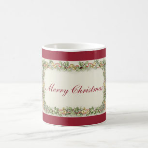 Vintage Merry Christmas Mug