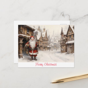 Vintage Merry Christmas Postcard