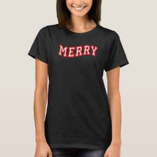 Vintage Merry Matching Christmas Pyjamas Santa Xma T-Shirt