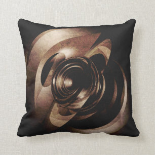 Vintage Metal Abstract Cushion