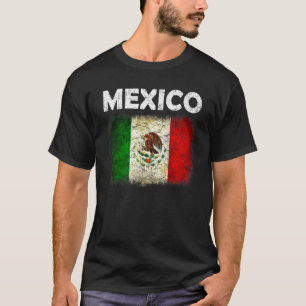 Vintage Mexico Mexican Flag Pride T-Shirt
