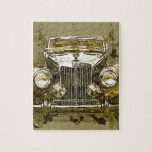 Vintage MG Sports Car Jigsaw Puzzle