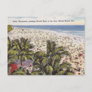 Vintage Miami Beach Florida Postcard