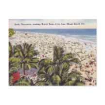 Vintage Miami Beach Florida Postcard