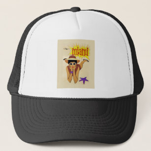 Vintage Miami Beach Trucker Hat