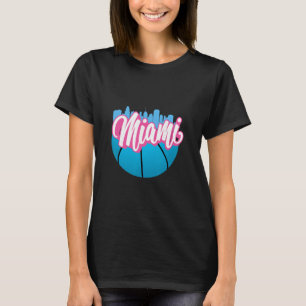 Vintage Miami Florida Cityscape Retro Miami T-Shirt