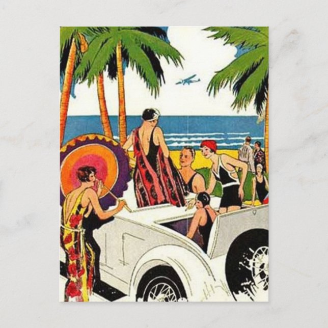 Vintage Miami, Florida, USA - Postcard (Front)