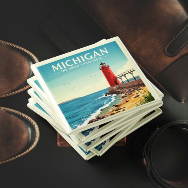 Vintage Michigan Magnet (Creator Uploaded)