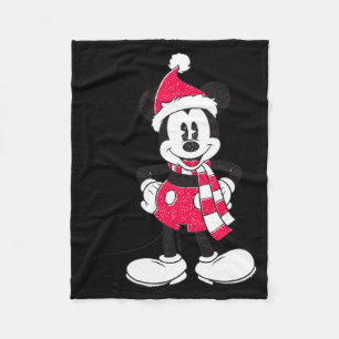 Vintage Mickey Festive Fun Fleece Blanket