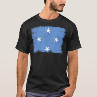Vintage Micronesia Federated States Flag Micronesi T-Shirt