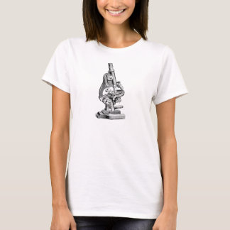 Vintage Microscope Illustration Retro Microscopes T-Shirt