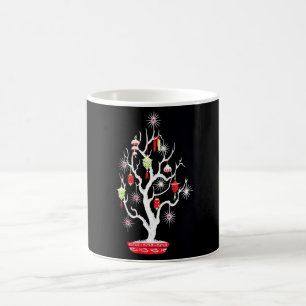 Vintage Mid Century Mod Asian Christmas Tree Coffee Mug