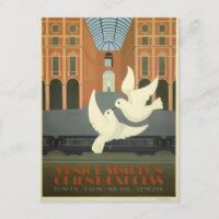 Vintage Milano Italy White Doves Orient Express