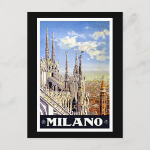 Vintage Milano Postcard