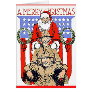 Vintage Military Christmas Cards, Invitations, Photocards & More