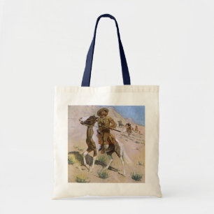 Vintage Military Cowboys, The Scout by Remington Tote Bag