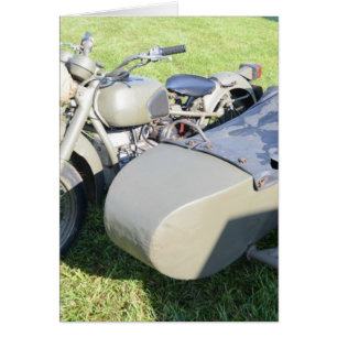 Vintage Military Motorcycle Combination