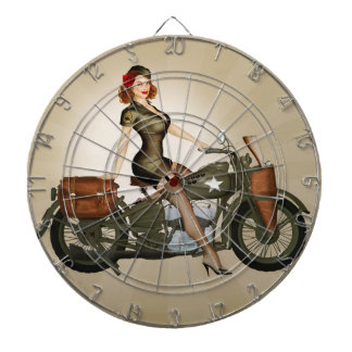 VIntage Military Pinup Dart Board