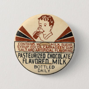 Vintage Milk Bottle Cap Button