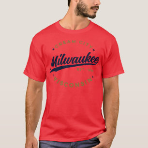 Vintage Milwaukee Wisconsin Cream City USA 1 T-Shirt