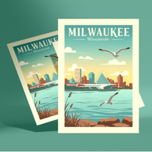 Vintage Milwaukee Wisconsin Postcard