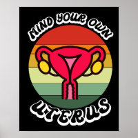 Vintage Mind Your Own Uterus Funny Feminist Gift