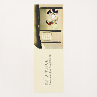 Vintage Minimalist Be.U.tiful Japanese Women House Yoga Mat