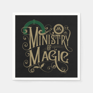 Vintage MINISTRY OF MAGIC™ Graphic Napkin