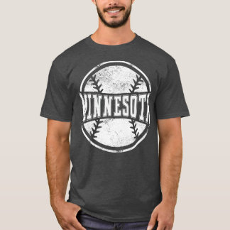 Vintage Minnesota Baseball Baseball Team Gift T-Shirt