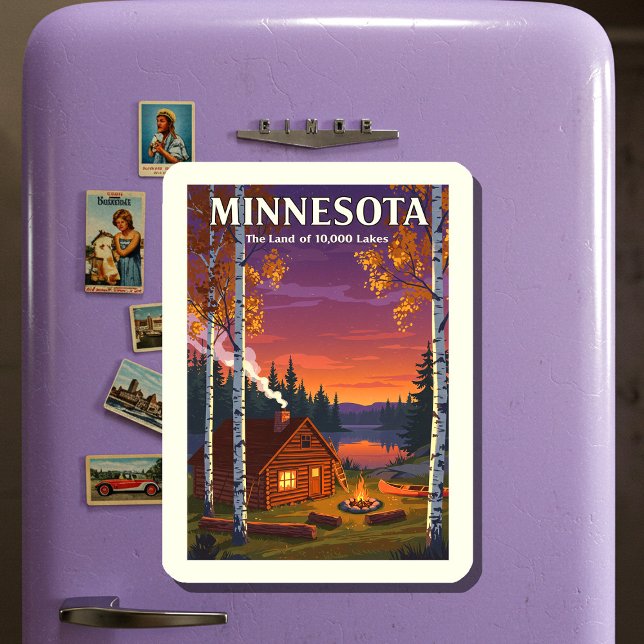  Vintage Minnesota Magnet (Creator Uploaded)