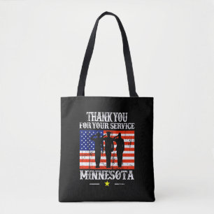 Vintage Minnesota Tote Bag Canvas Tote Christmas