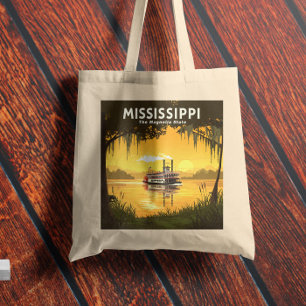  Vintage Mississippi Tote Bag
