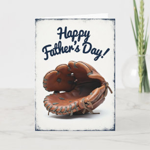 Vintage Mitt Fathers Day Card