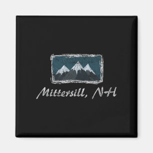 Vintage Mittersill New Hampshire Winter Skiing Magnet