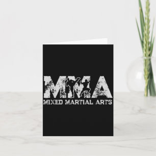 Vintage Mixed Martial Arts MMA Card