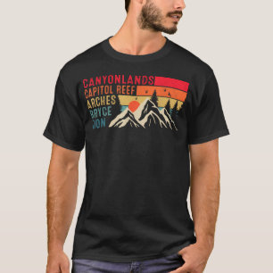 Vintage Moab Souvenir Big 5 Utah Mighty Five T-Shirt