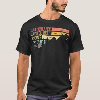 Vintage Moab Souvenir Big 5 Utah Mighty Five T-Shirt