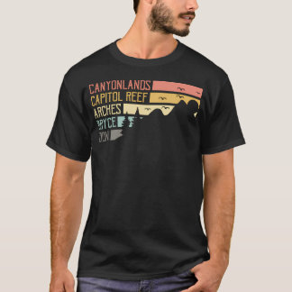 Vintage Moab Souvenir Big 5 Utah Mighty Five T-Shirt