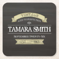Vintage Modern Aged To Perfection Birthday