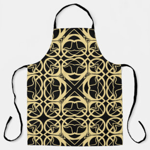 Vintage modern art deco abstract geometric seamles apron