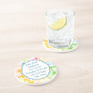 Vintage Modern Bicycle Colourful Coasters