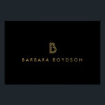 Vintage Modern Gold/Black Monogram Logo Download Poster<br><div class="desc">Elevate your brand with this poster print and downloadable logo art file, showcasing a sophisticated gold Art Deco monogram. This versatile logo allows you to personalise the text beneath the monogram, whether it's your name or business name, giving you the opportunity to create a distinct and memorable visual identity. The...</div>