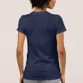 VINTAGE MODERN GOLD INITIAL MONOGRAM LOGO T-Shirt (Back)