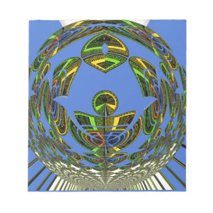 Vintage modern Motif Notepad