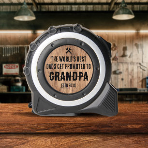 Vintage Modern Promoted to Grandpa Announcement 1