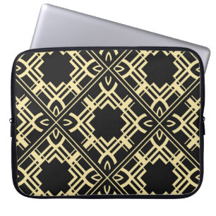 Vintage modern tiles pattern. Abstract art deco se Laptop Sleeve