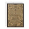 Vintage Modern Typography Ticket Wedding Invite