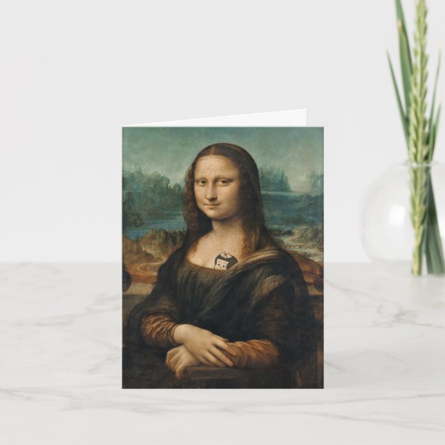 Vintage "Mona Lisa" Card (Front)