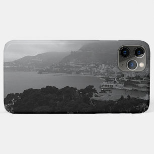 Vintage Monaco Monte Carlo coast view iPhone 11 Pro Max Case